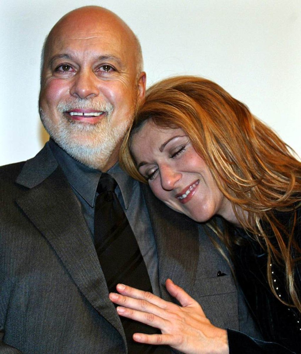 Rene Angelil and wife, Celine Dion, in 2002. Photo: AFP Rene Angelil and wife, Celine Dion, in 2002. Photo: AFP