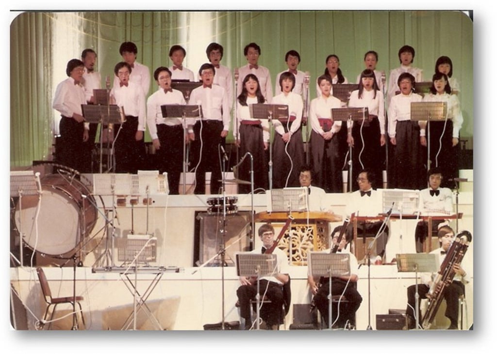 Gillian Choa as a child in a choir performance in the 1960s. Photo: Professor Gillian Choa Gillian Choa as a child in a choir performance in the 1960s. Photo: Professor Gillian Choa