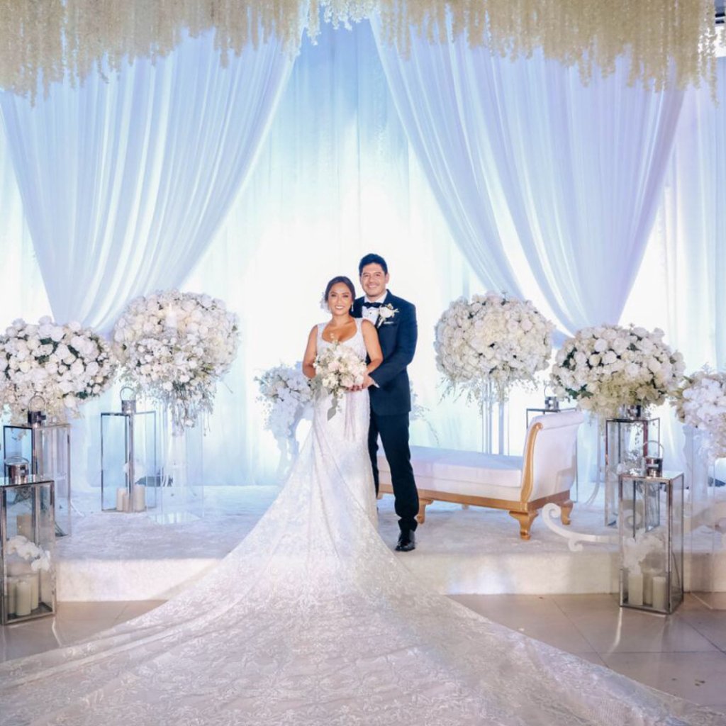 Rochelle Pangilinan and Arthur Solinap’s wedding. Photo: @rochellepangilinan/Instagram