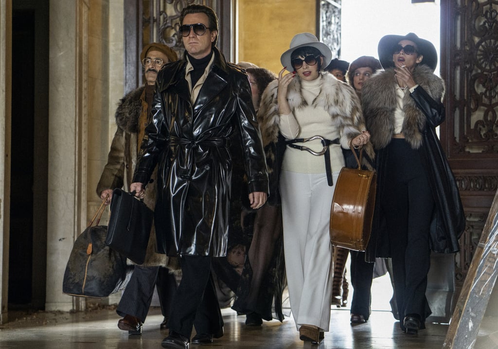 David Pittu as Joe Eula, from left, Ewan McGregor as Halston, Krysta Rodriguez as Liza Minnelli and Rebecca Dayan as Elsa Peretti in a scene from Halston. Photo: Netflix via AP David Pittu as Joe Eula, from left, Ewan McGregor as Halston, Krysta Rodriguez as Liza Minnelli and Rebecca Dayan as Elsa Peretti in a scene from Halston. Photo: Netflix via AP