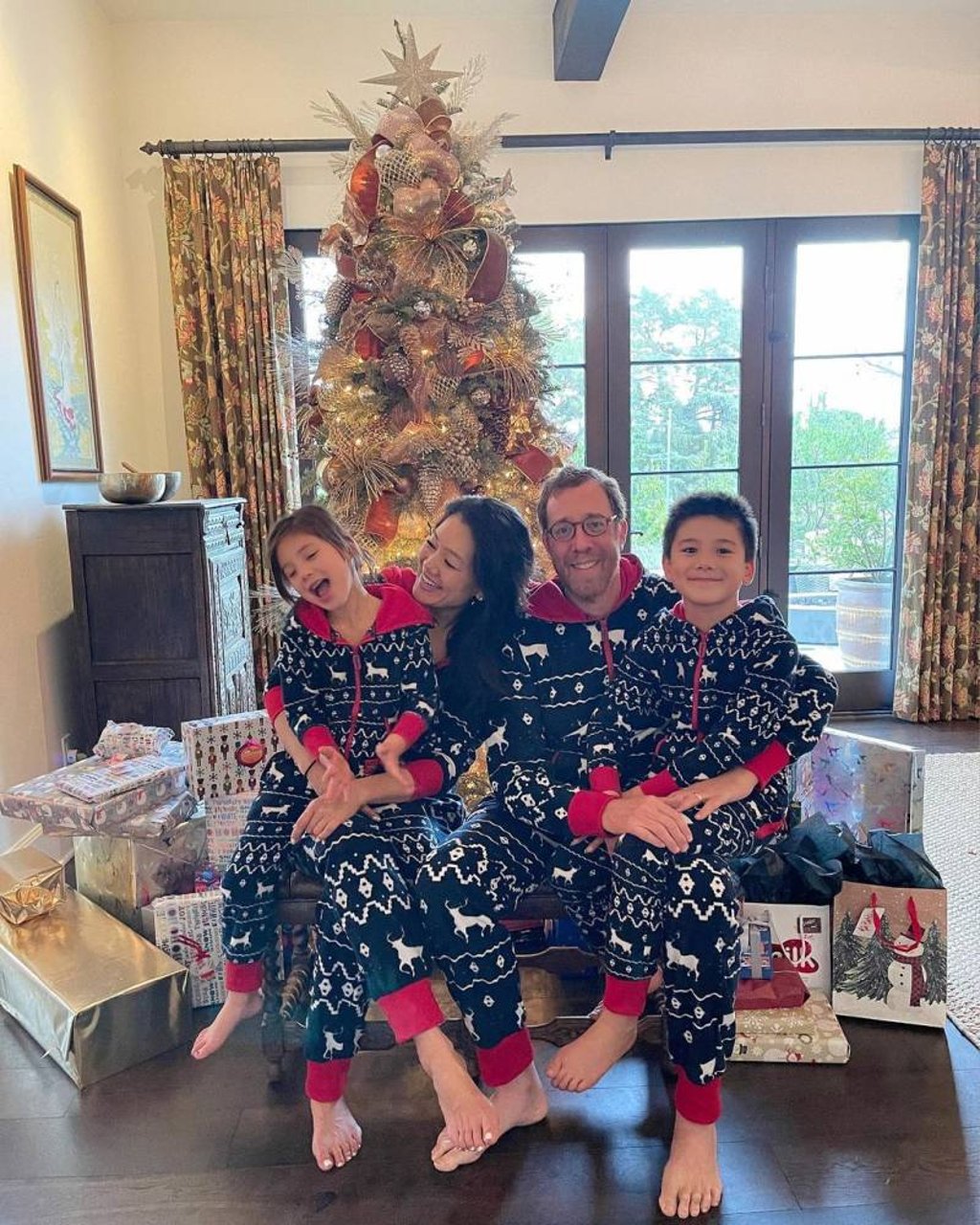 Crystal Kung Minkoff, husband Rob and their two children. Photo: @crystalkungminkoff/Instagram Crystal Kung Minkoff, husband Rob and their two children. Photo: @crystalkungminkoff/Instagram