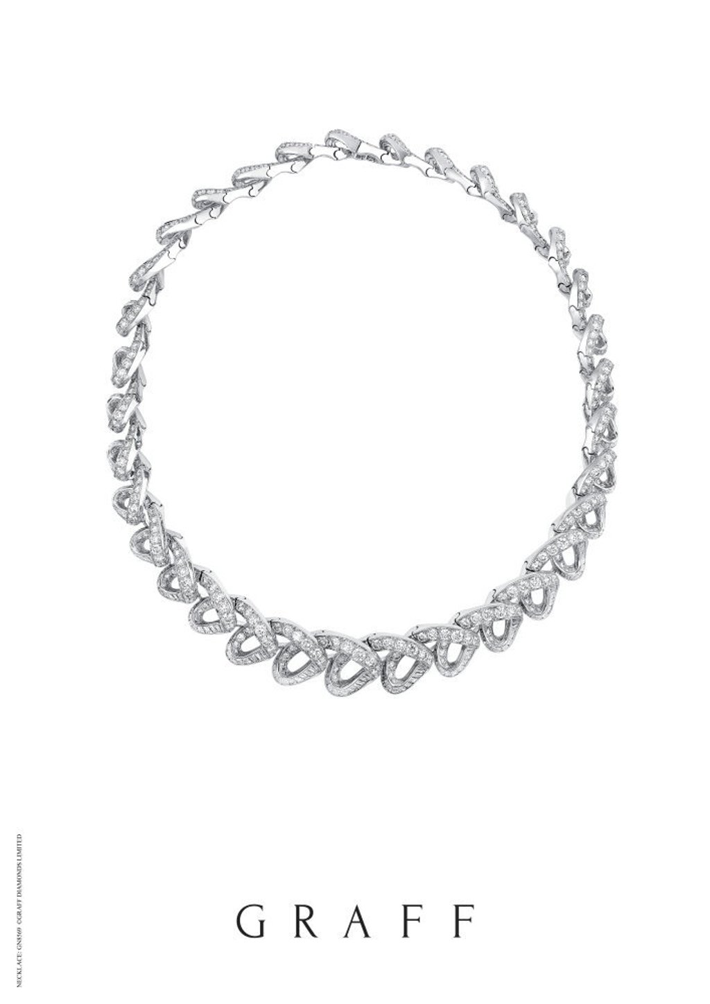 A diamond necklace with a total of 83.58ct of diamonds from Graff’s Inspired by Twombly Collection. Photo: Graff A diamond necklace with a total of 83.58ct of diamonds from Graff’s Inspired by Twombly Collection. Photo: Graff