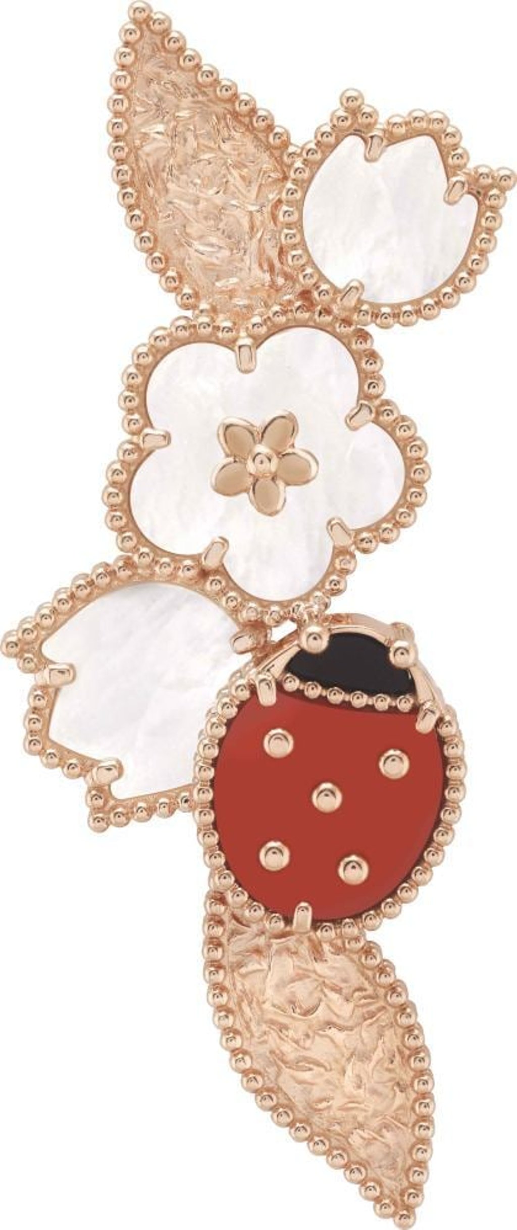 Van Cleef & Arpels Lucky Spring ladybird clip. Photo: Van Cleef & Arpels