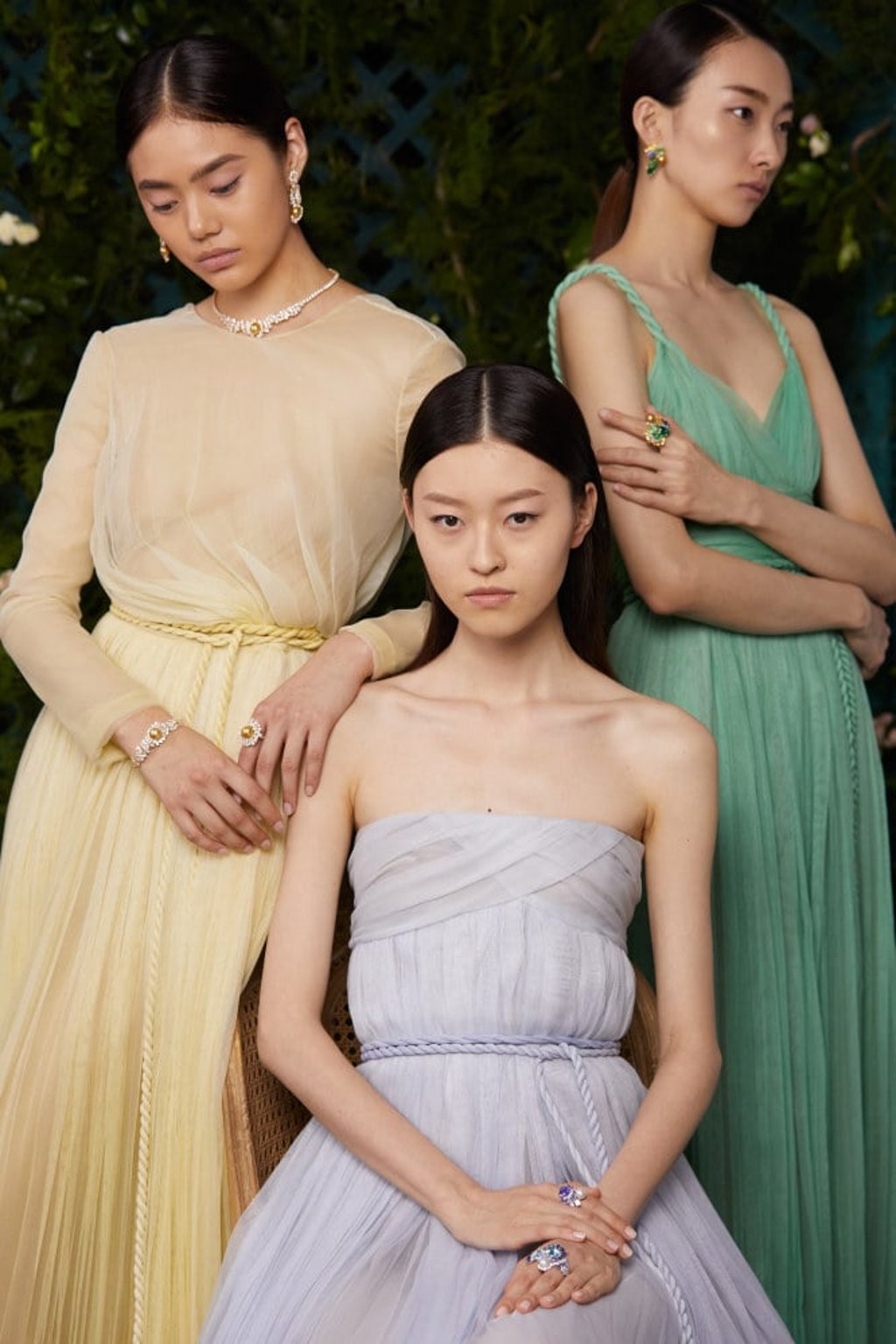 Dior pearl jewellery reflecting the harmony of nature. Photo: Dior