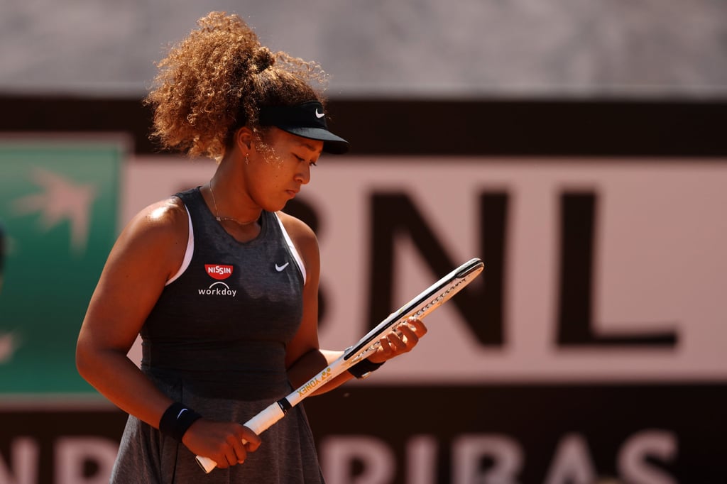 Naomi Osaka of Japan in the match against Jessica Pegula of the United States at Foro Italico on May 12, 2021 in Rome, Italy. Photo: Getty Images/TNS