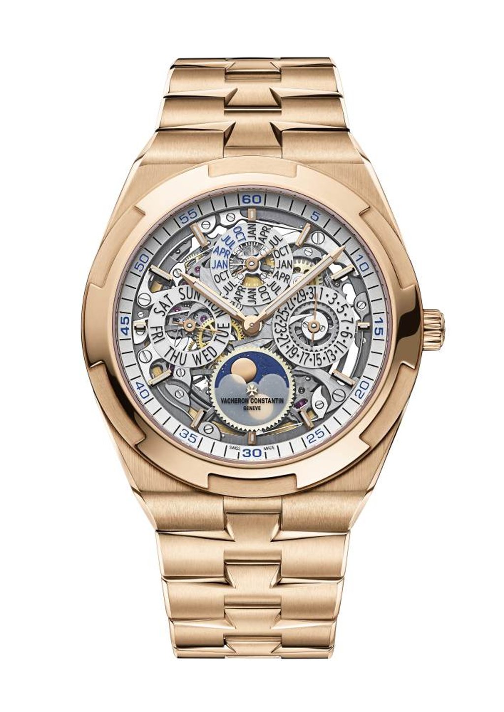Overseas Perpetual Calendar Ultra-thin Skeleton. Photo: Vacheron Constantin