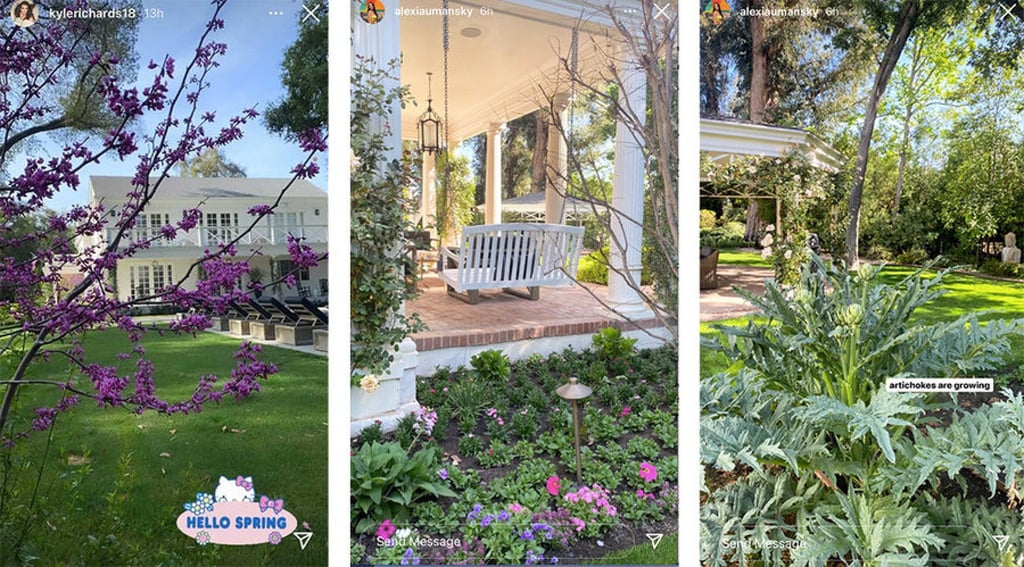 Kyle Richards’ big backyard. Photo: Instagram/@kylerichards18