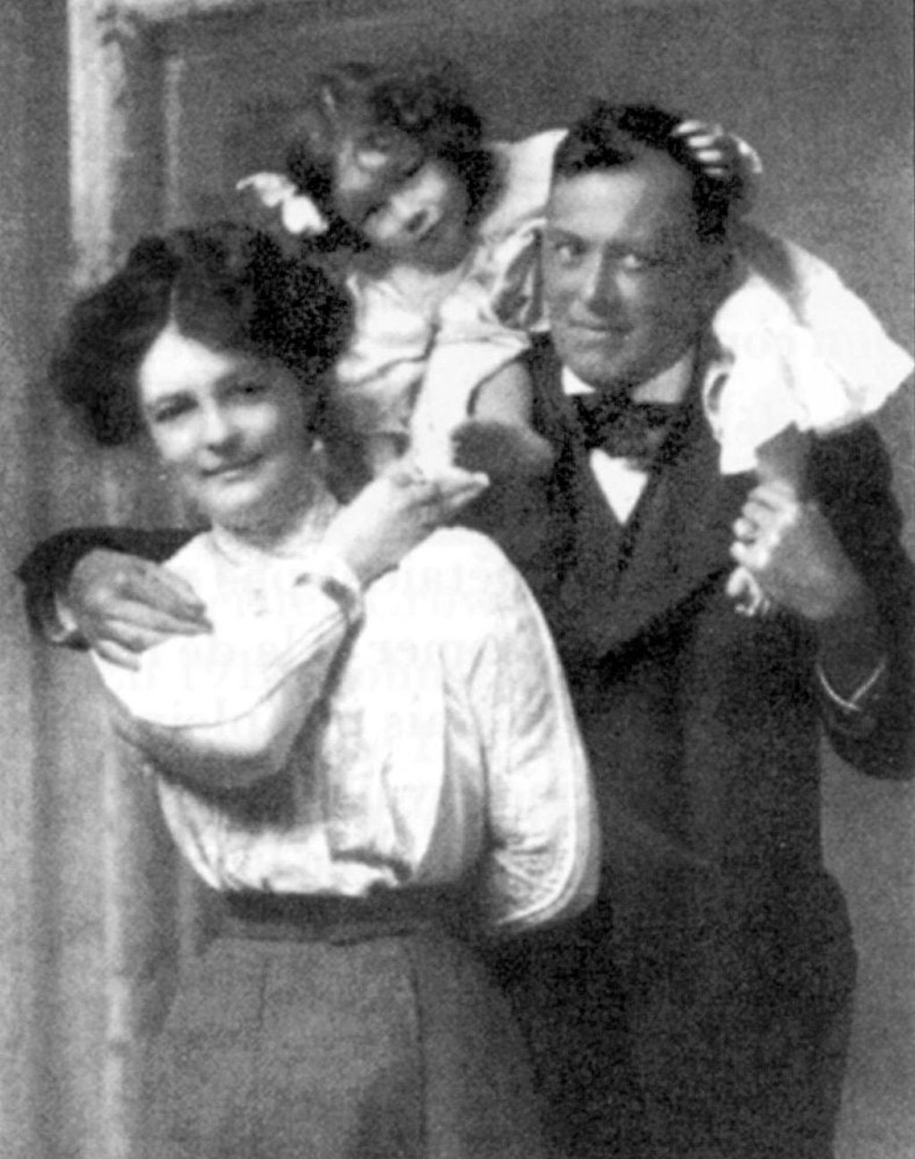Crowley with his wife, Rose, and their second child, who was born after the couple returned from Yunnan, pictured in 1910. Photo: Getty Images Crowley with his wife, Rose, and their second child, who was born after the couple returned from Yunnan, pictured in 1910. Photo: Getty Images