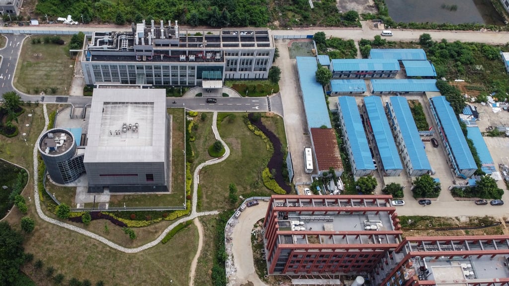 The BSL-4 laboratory, at left, on the campus of the Wuhan Institute of Virology. Photo: AFP