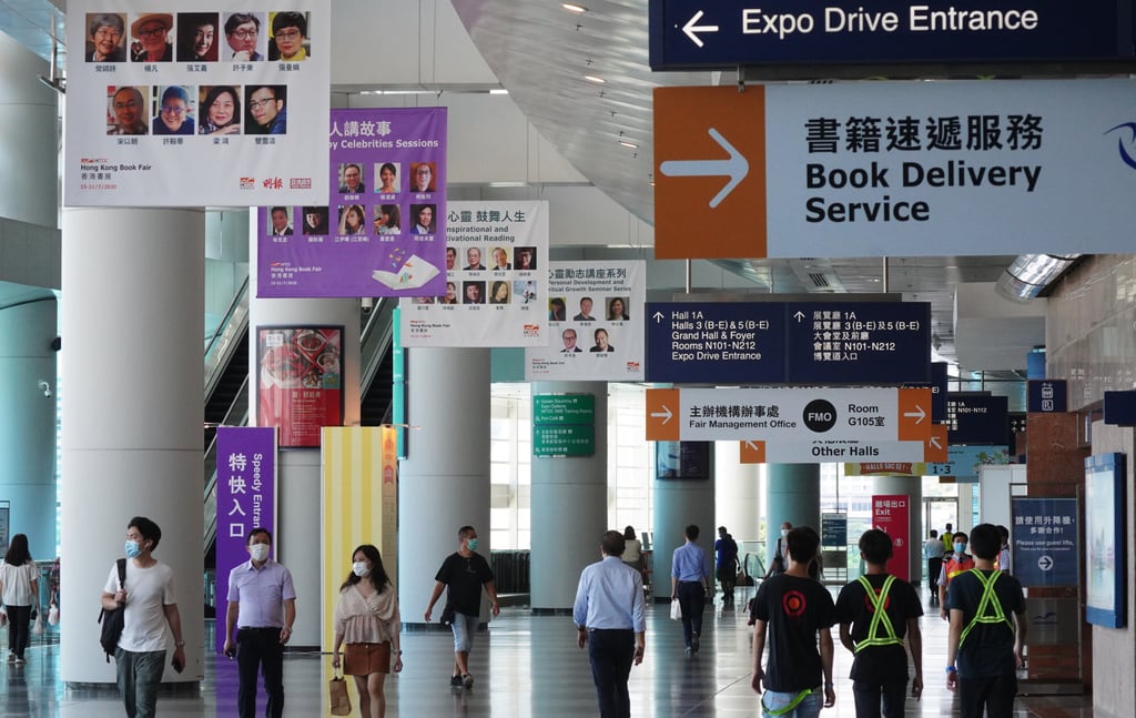 The 2020 book fair was postponed because of a spike in locally transmitted coronavirus cases. Photo: Sam Tsang The 2020 book fair was postponed because of a spike in locally transmitted coronavirus cases. Photo: Sam Tsang