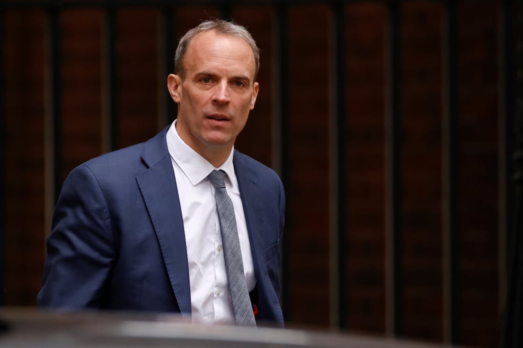 British Foreign Secretary Dominic Raab. Photo: Reuters British Foreign Secretary Dominic Raab. Photo: Reuters