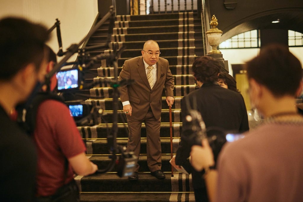 Julius Foo on location at Raffles Singapore. Photo: Double Confirm Productions and Sight Lines Entertainment