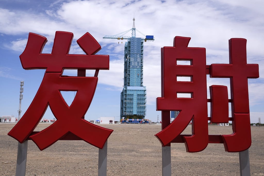 The Shenzhou-12 spacecraft is expected to lift off from the Jiuquan launch centre in the Gobi Desert on Thursday morning. Photo: AP