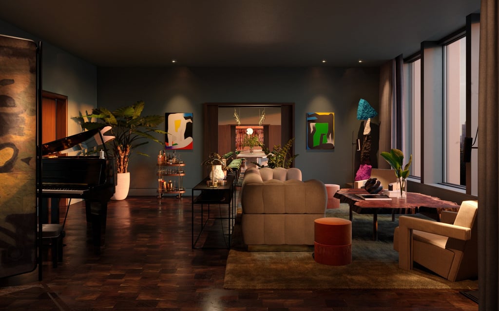 A Carlyle & Co flat. Photo: Rosewood A Carlyle & Co flat. Photo: Rosewood