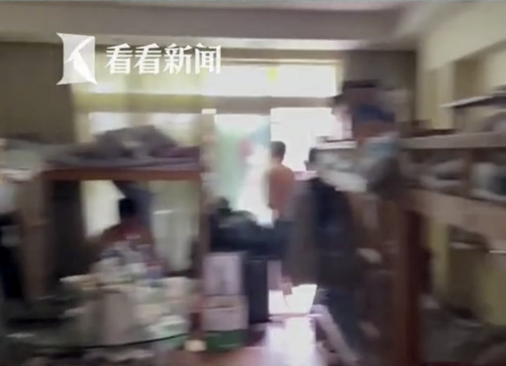 Police raided a three-bedroom apartment and the residents had to find different accommodation. Photo: Handout Police raided a three-bedroom apartment and the residents had to find different accommodation. Photo: Handout