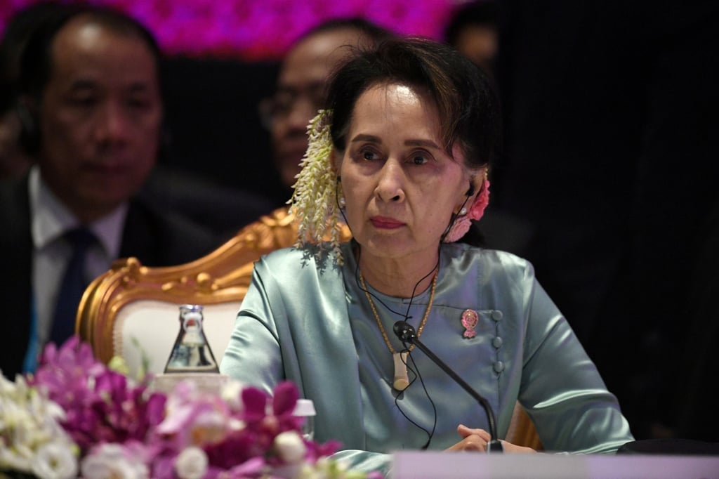 Detained Myanmar leader Aung San Suu Kyi. Photo: Reuters