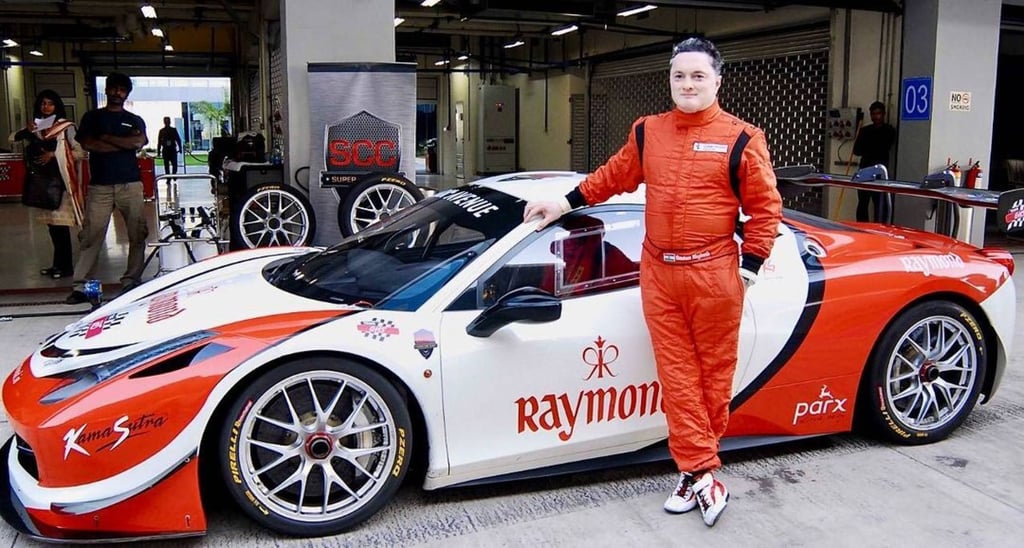 Gautam Singhania and one of the luxury cars in his collection. Photo: @gautamsinghania99/Instagram Gautam Singhania and one of the luxury cars in his collection. Photo: @gautamsinghania99/Instagram