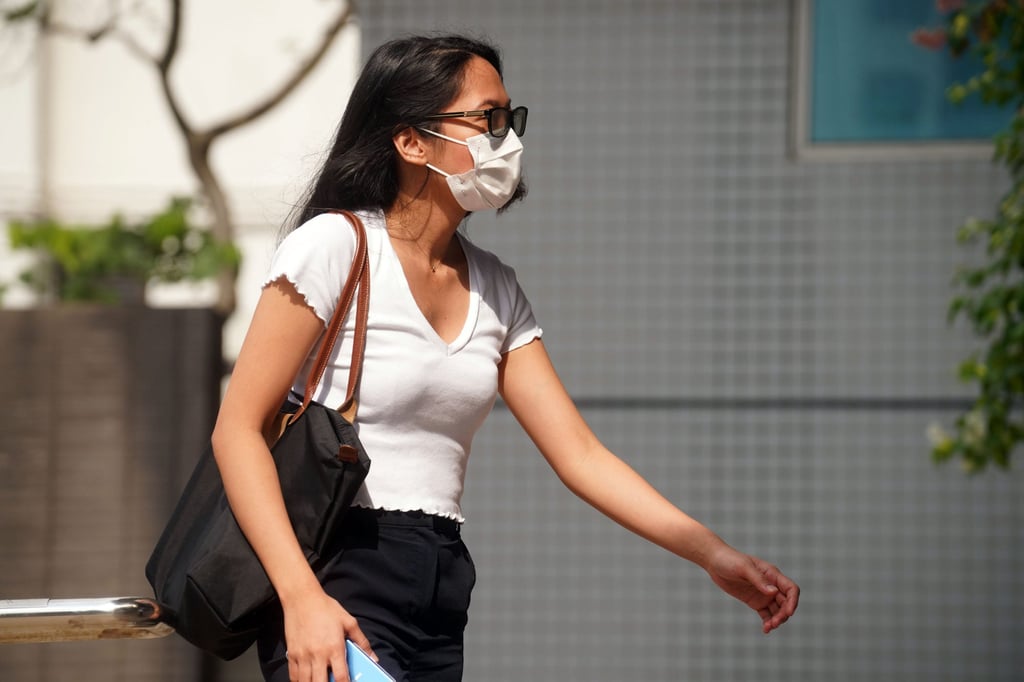 Victoria Marie Alcaide Guadiz arrives at court on Monday. Photo: Winson Wong