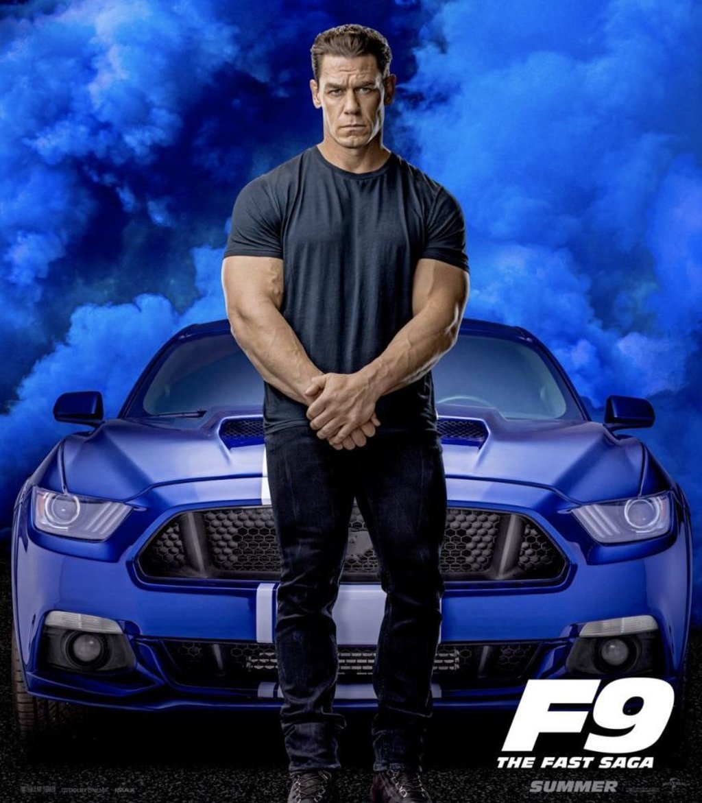 John Cena in Fast and Furious 9. Photo: @guymrdth/Twitter John Cena in Fast and Furious 9. Photo: @guymrdth/Twitter