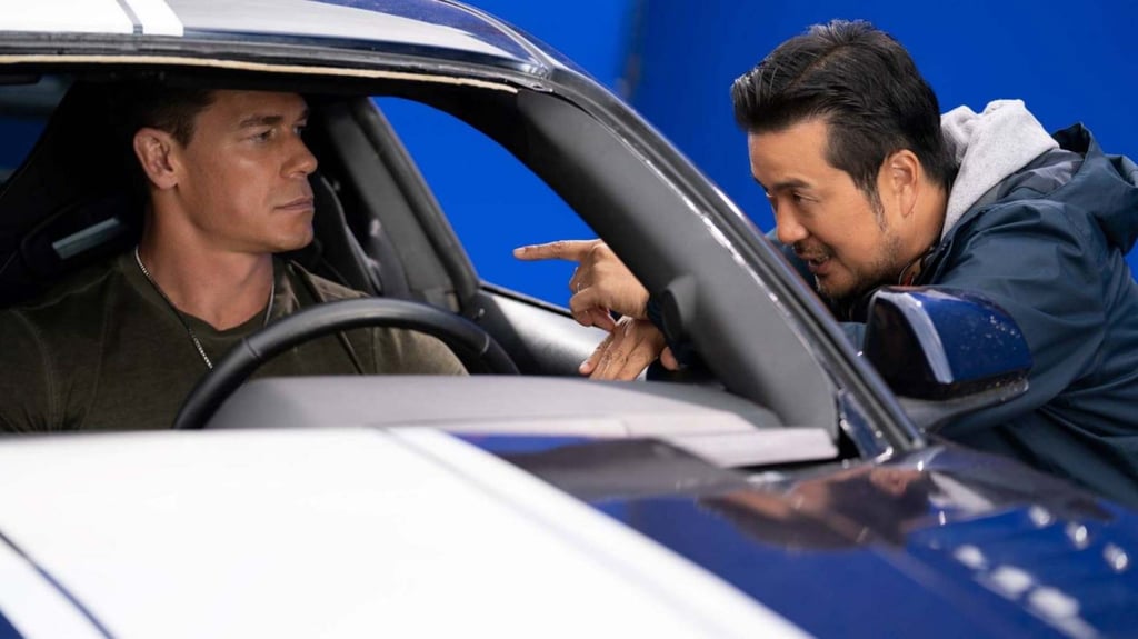 John Cena in Fast and Furious 9. Photo: @NZStuff/Twitter John Cena in Fast and Furious 9. Photo: @NZStuff/Twitter