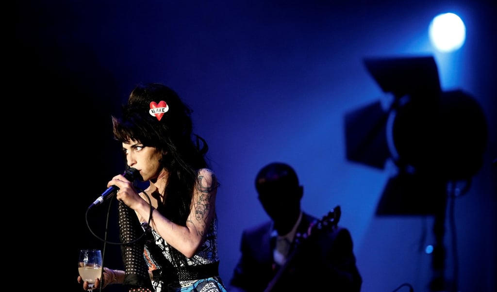 British singer Amy Winehouse performs during the Rock in Rio music festival in Lisbon, Portugal, in May 2008. Photo: Reuters