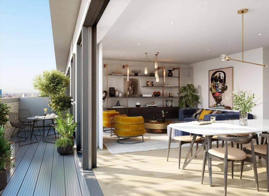 The Auria, by Catalyst, offers a new phase of homes in London’s Portobello Square. Photo: Handout The Auria, by Catalyst, offers a new phase of homes in London’s Portobello Square. Photo: Handout
