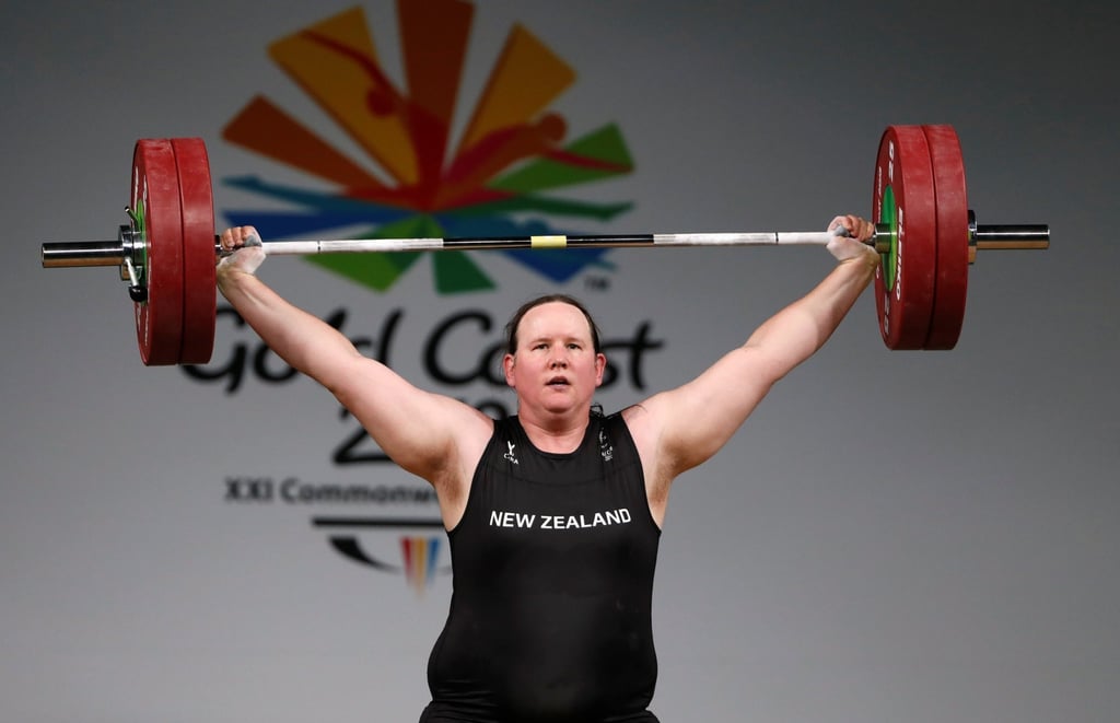 Laurel Hubbard at the Gold Coast 2018 Commonwealth Games. Photo: Reuters