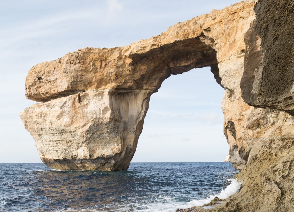 The Azure Window in Malta appeared in the first episode of Game of Thrones and the film The Count of Monte Cristo. Photo: Getty Images The Azure Window in Malta appeared in the first episode of Game of Thrones and the film The Count of Monte Cristo. Photo: Getty Images
