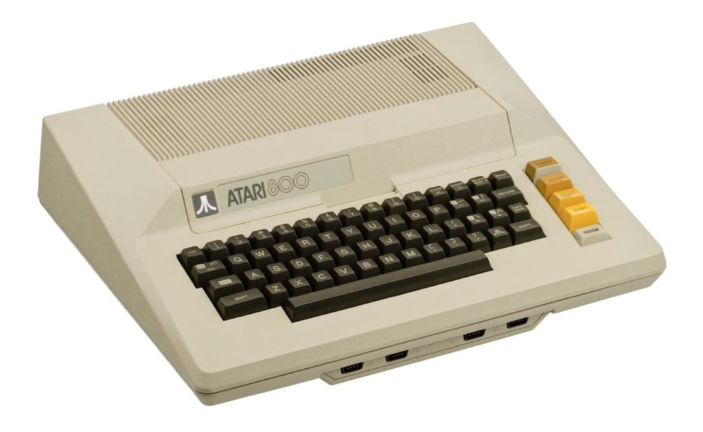 An Atari 800 computer much like Sean Parker began with. Photo: @Thomas_Drake1/Twitter