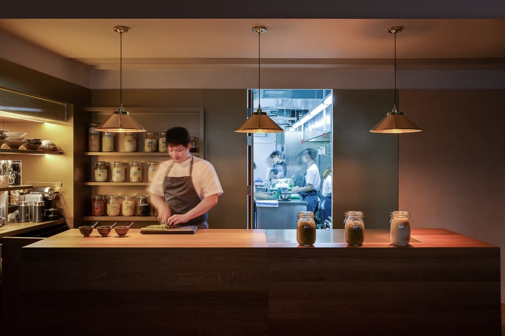 Barry Quek at work in the kitchen. Photo: Whey