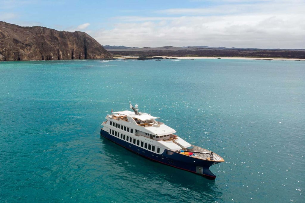 Ecoventura’s 10-cabin MS Theory. Photo: courtesy of Ecoventura Ecoventura’s 10-cabin MS Theory. Photo: courtesy of Ecoventura