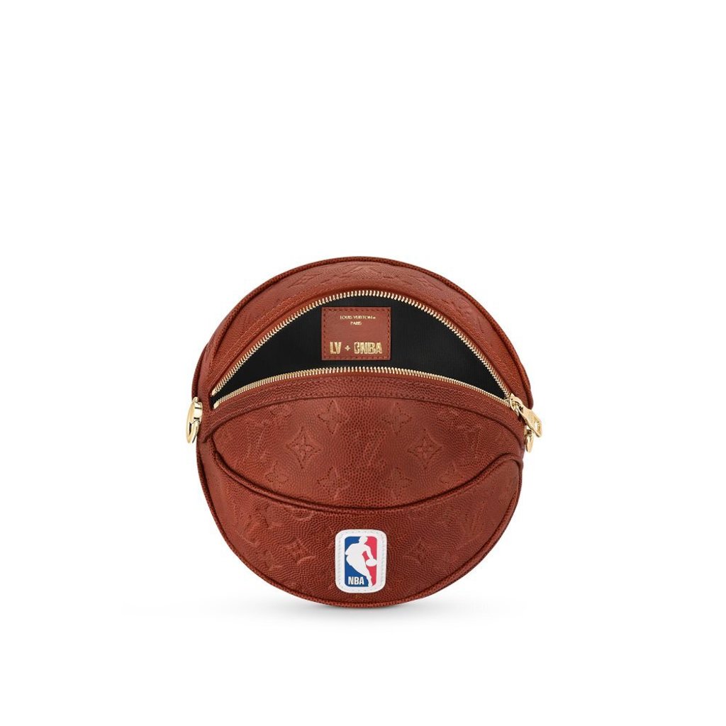 The LV x NBA Ball in Basket bag is made in grain leather with the luxury brand’s iconic monogram. Photo: Louis Vuitton