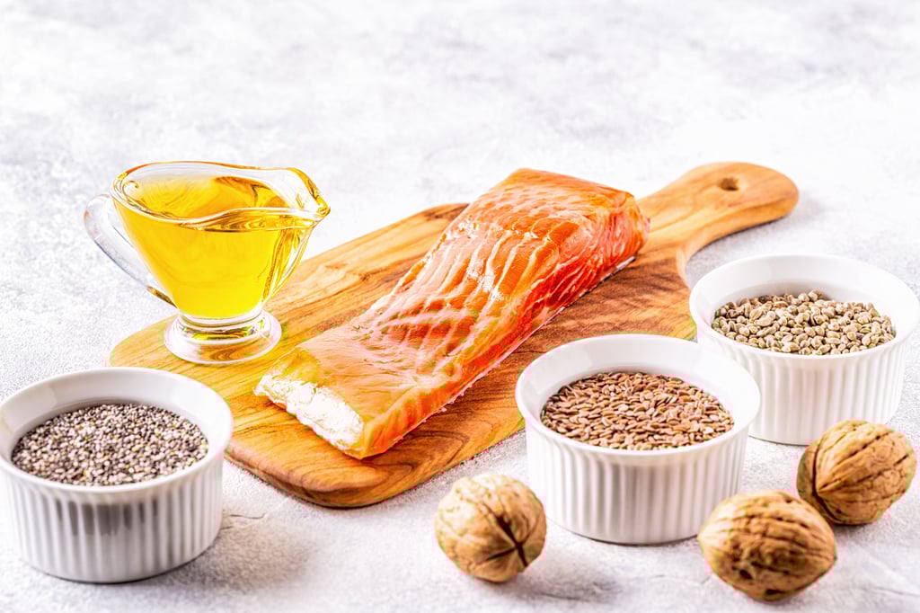 Healthy omega-3 fats are found in oily fish and other sources including flaxseed and nuts. Photo: Shutterstock