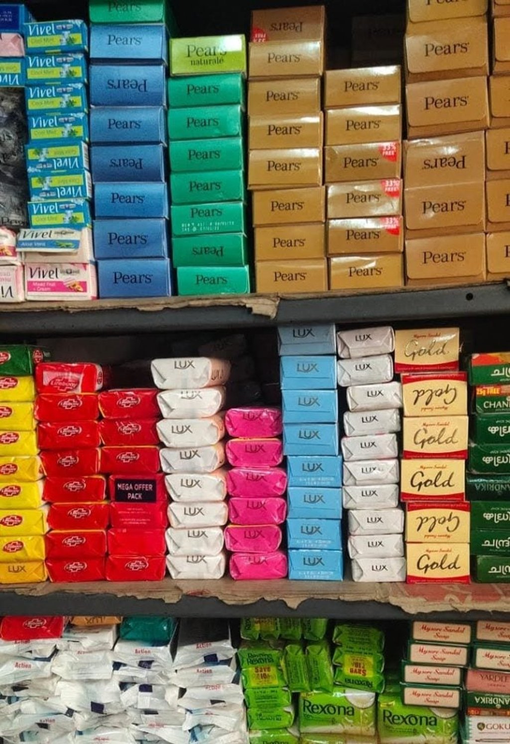 Products inside a kirana store. Photo: Subham Stores, Perambur
