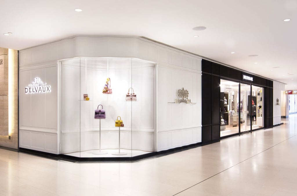 Delvaux’s third boutique at The Landmark, Hong Kong. Photo: Handout