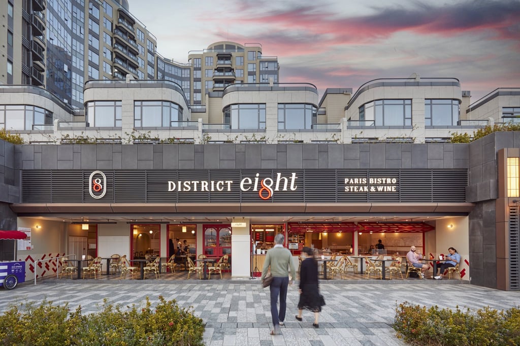 District 8’s exterior. Photo: District 8