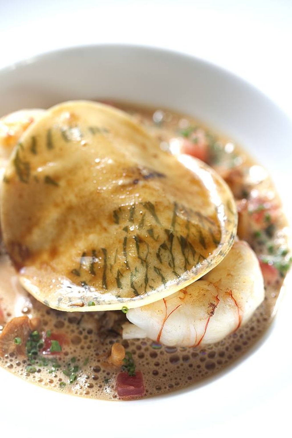 The langoustine ravioli at Caprice that was so good it made Zhang tremble. Photo: SCMP