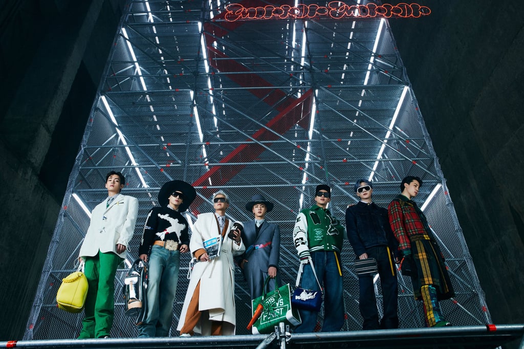 K-pop's BTS model Louis Vuitton's latest menswear looks in