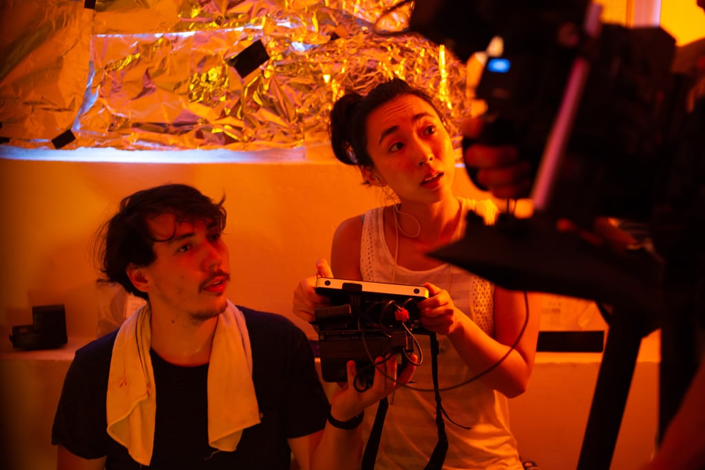 Nicola Fan (right) on the set of Daffodil. Photo: Indieflix Nicola Fan (right) on the set of Daffodil. Photo: Indieflix