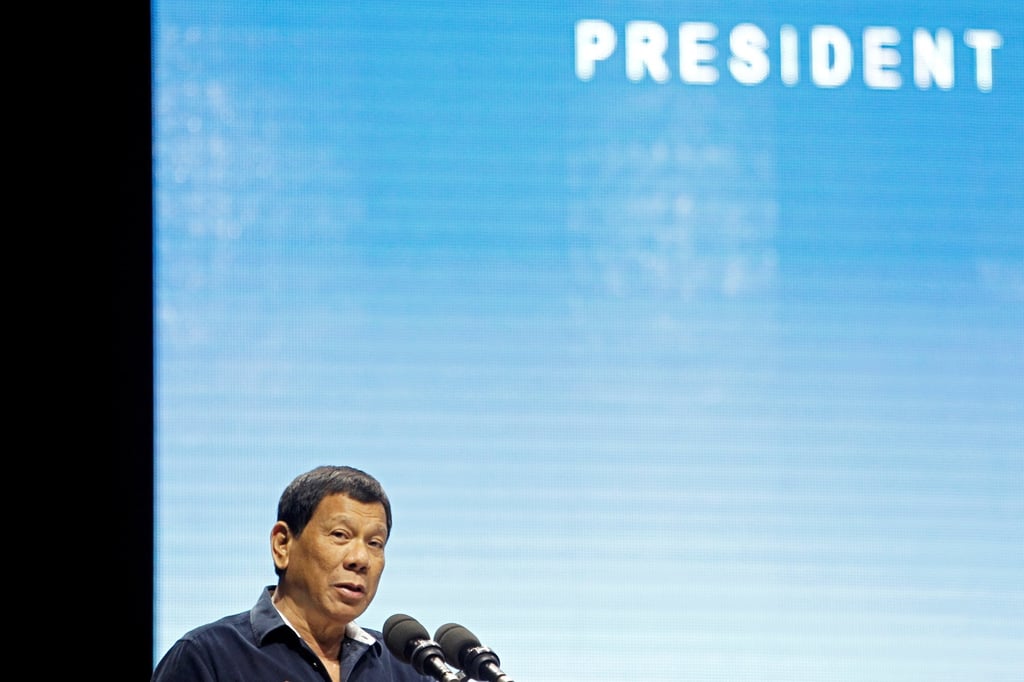 Duterte’s aides have suggested that the president – who is constitutionally restricted to a term of six years – could still run for the post of vice-president next year, and choose his running mate. Photo: Reuters