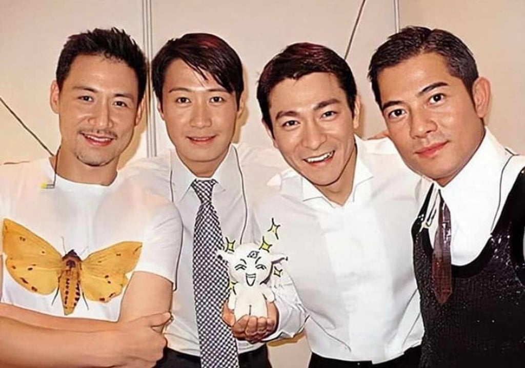 Jacky Cheung, Leon Lai, Andy Lau and Aaron Kwok – more affectionately known as The Four Heavenly Kings – in their heyday. Photo: @andysunwan/Instagram Jacky Cheung, Leon Lai, Andy Lau and Aaron Kwok – more affectionately known as The Four Heavenly Kings – in their heyday. Photo: @andysunwan/Instagram