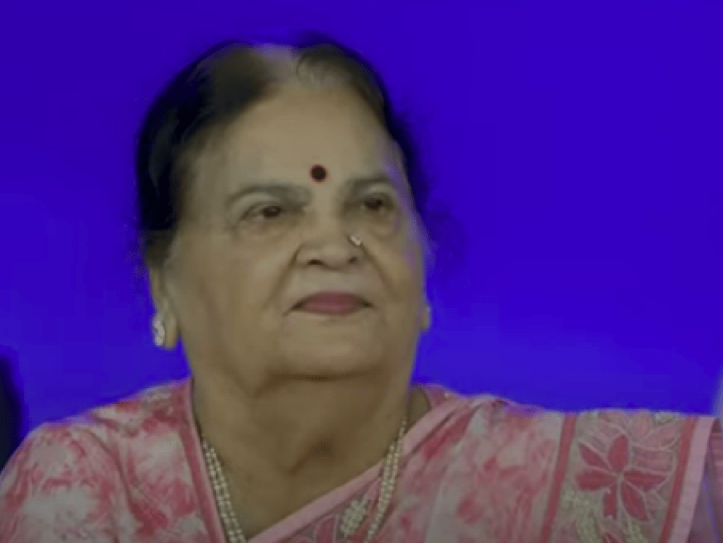Kokilaben Ambani. Photo: YouTube