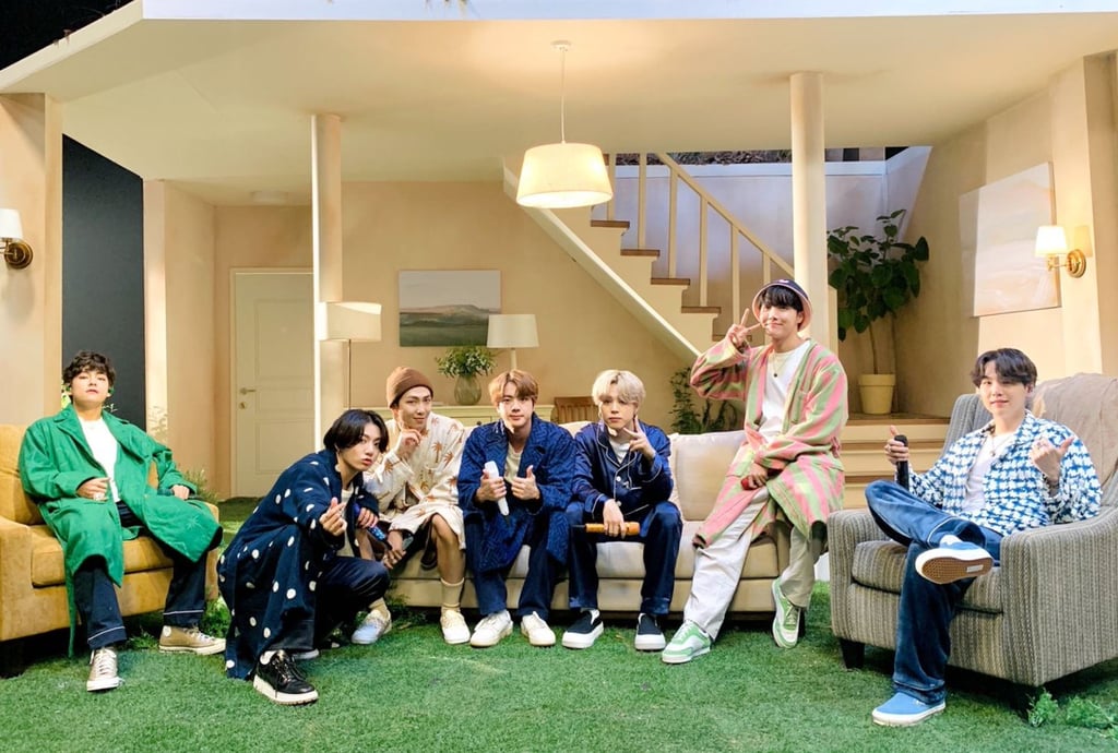 BTS – no longer needing to share a room! Photo: @btshelpsindia/Twitter