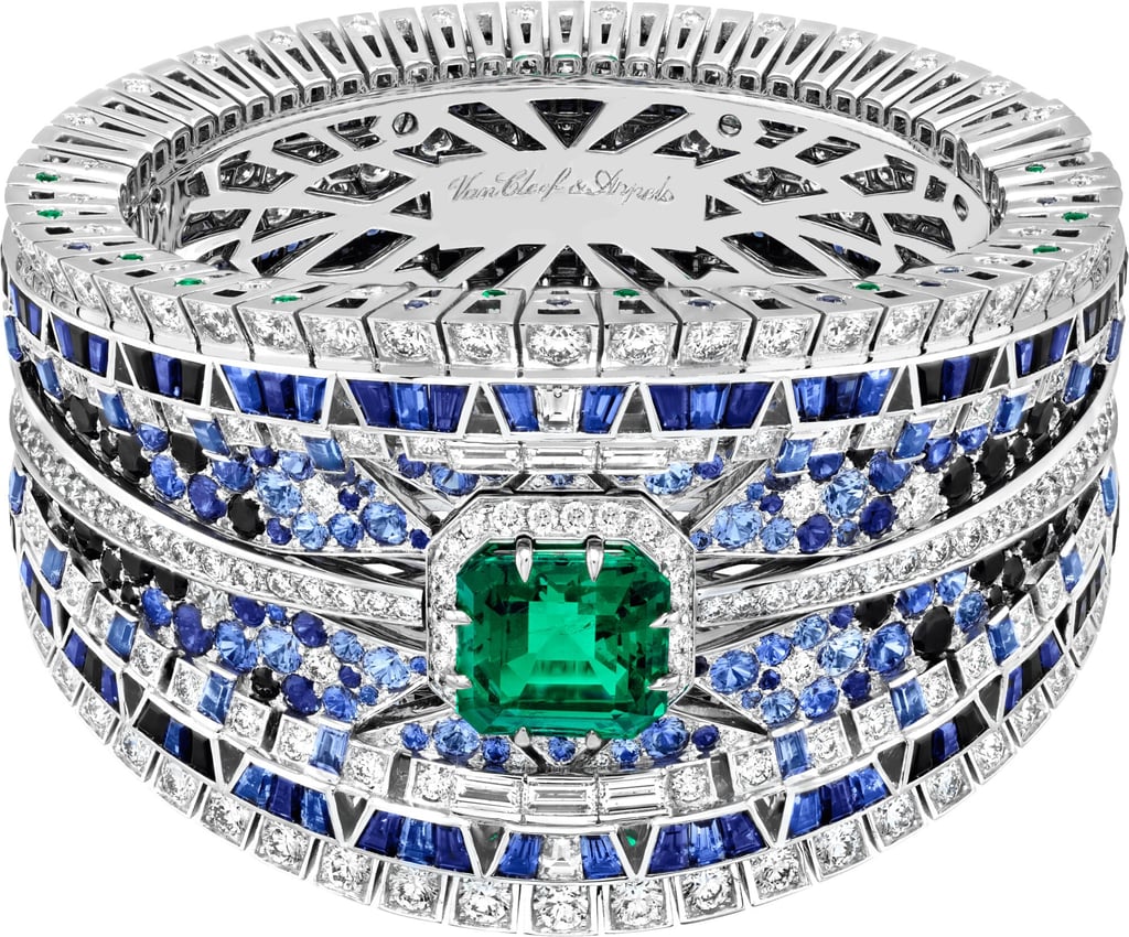 The Ellen bracelet is inspired by the dazzling silhouettes and chromatic explosions of the heavens. Photo: Van Cleef & Arpels The Ellen bracelet is inspired by the dazzling silhouettes and chromatic explosions of the heavens. Photo: Van Cleef & Arpels