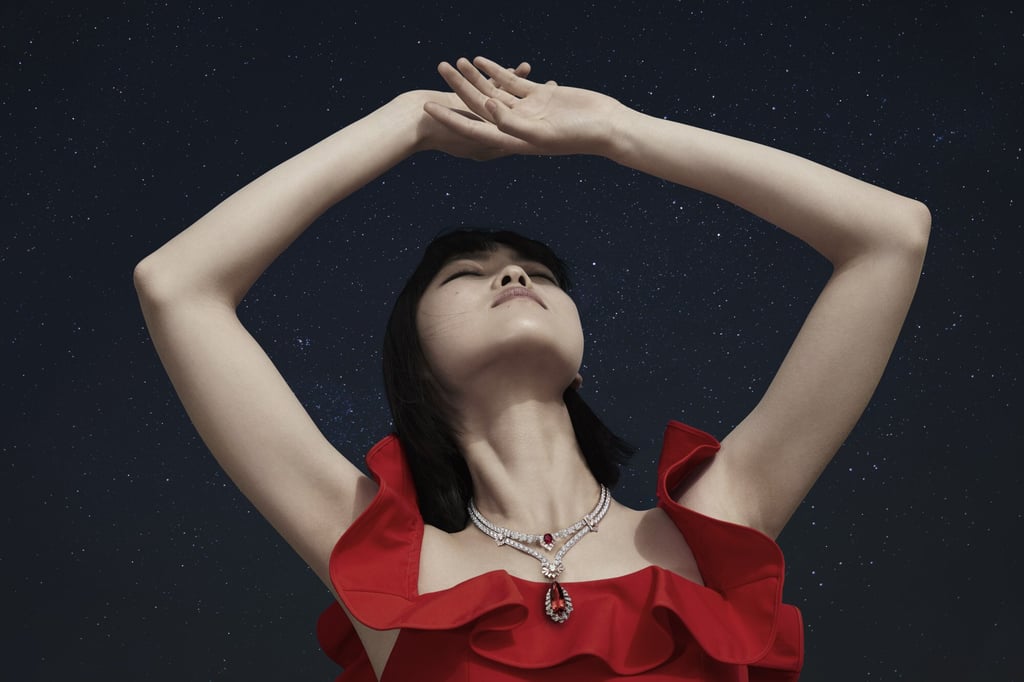 Van Cleef & Arpels’ new Sous les Étoiles high jewellery collection – including the Centura necklace – invites us to look to the cosmos. Photo: Van Cleef & Arpels Van Cleef & Arpels’ new Sous les Étoiles high jewellery collection – including the Centura necklace – invites us to look to the cosmos. Photo: Van Cleef & Arpels