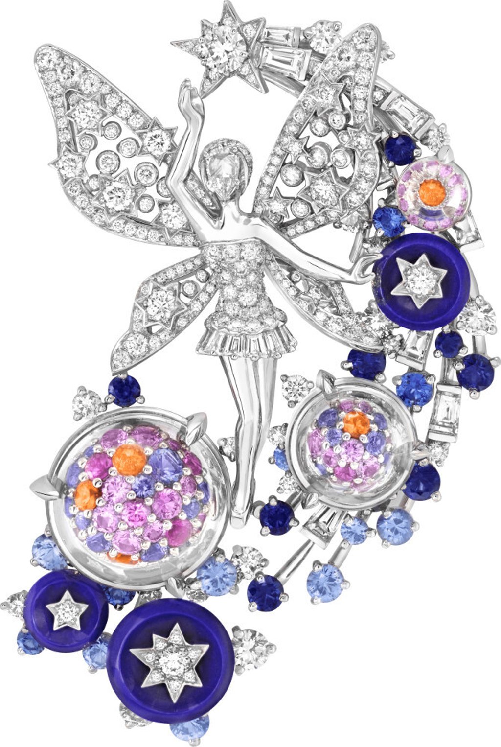 The Fée des Astres are “mermaids of the astral ocean”, connecting with a Van Cleef & Arpels theme dating back to the 1940s. Photo: Van Cleef & Arpels The Fée des Astres are “mermaids of the astral ocean”, connecting with a Van Cleef & Arpels theme dating back to the 1940s. Photo: Van Cleef & Arpels