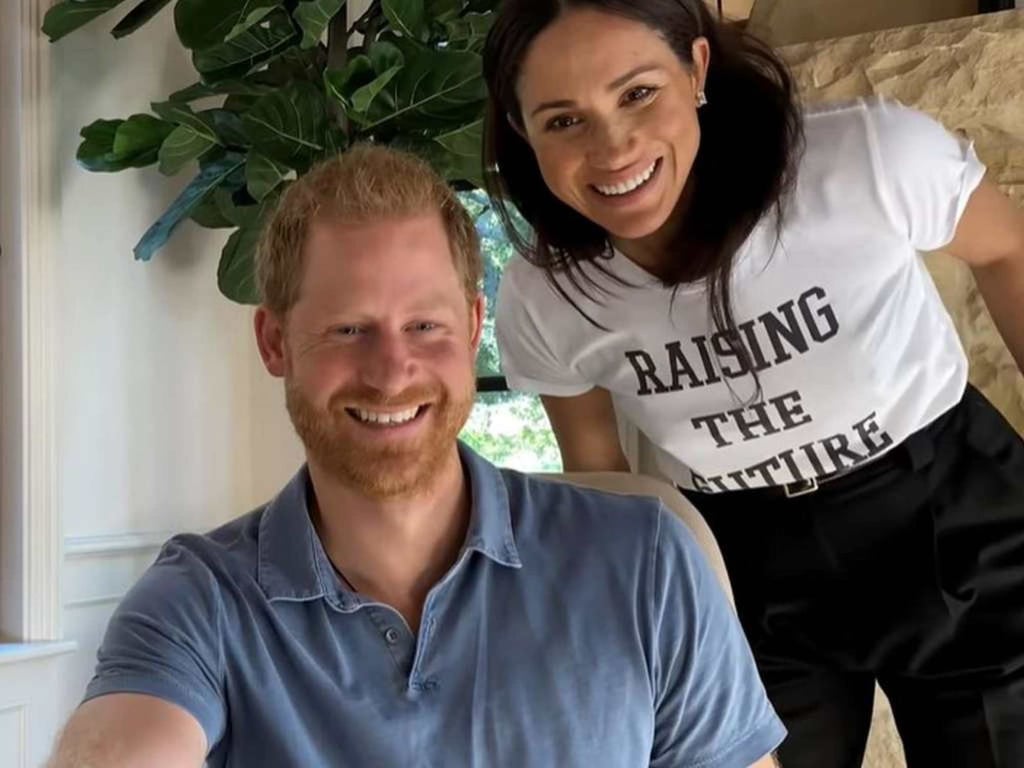 Prince Harry and Meghan Markle. Photo: Apple TV