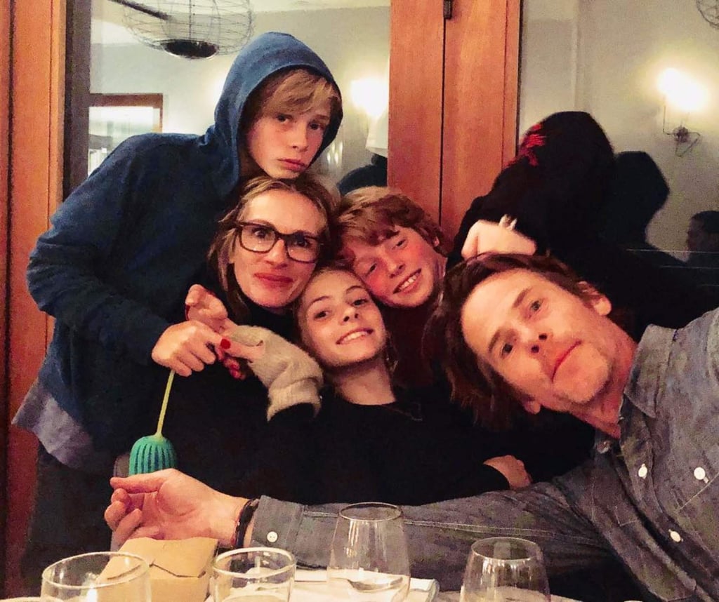 Julia Roberts with her husband and three children. Photo: @modermoder/Instagram Julia Roberts with her husband and three children. Photo: @modermoder/Instagram