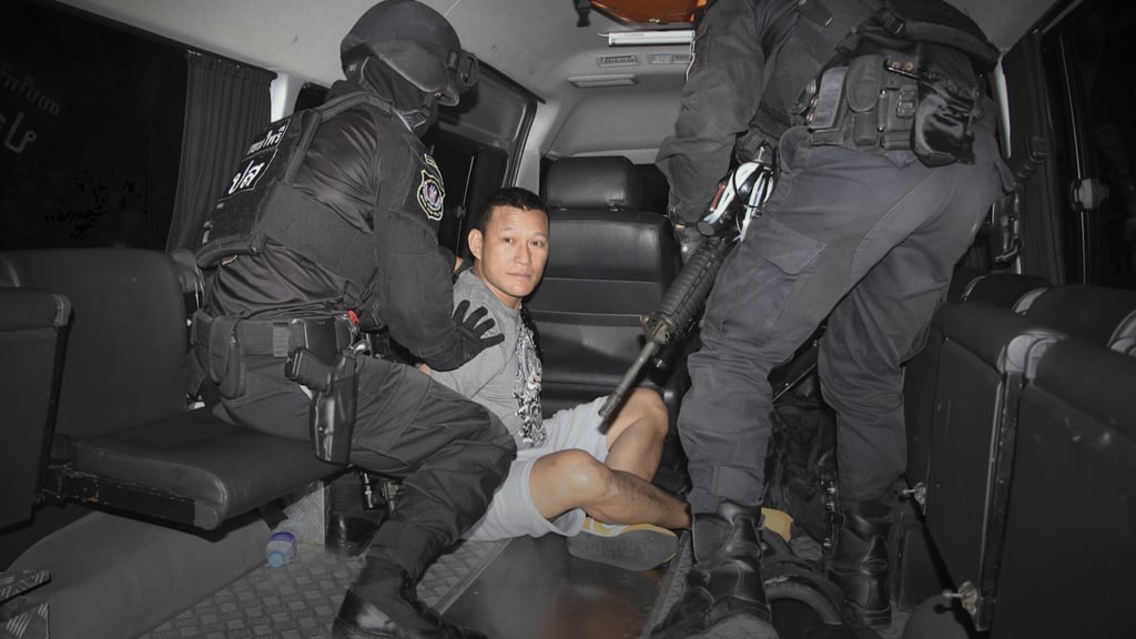 Laotian lord baron Xaysana Xkeopimpha in Traffickers. Photo: HBO Go