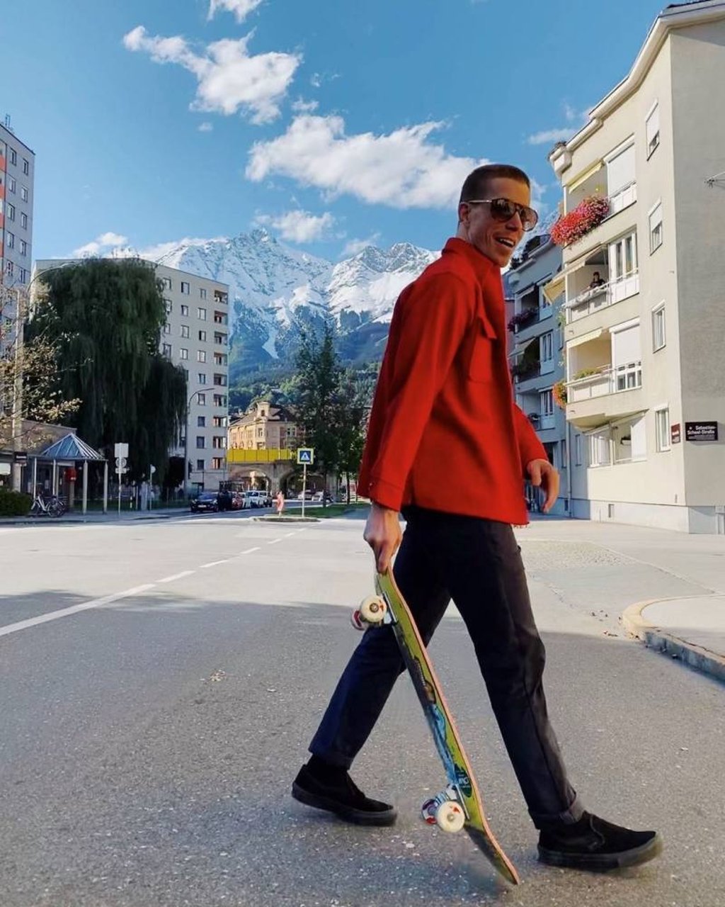 Olympic snowboarder Shaun White and his skateboard. Photo: @shaunwhite/Instagram Olympic snowboarder Shaun White and his skateboard. Photo: @shaunwhite/Instagram
